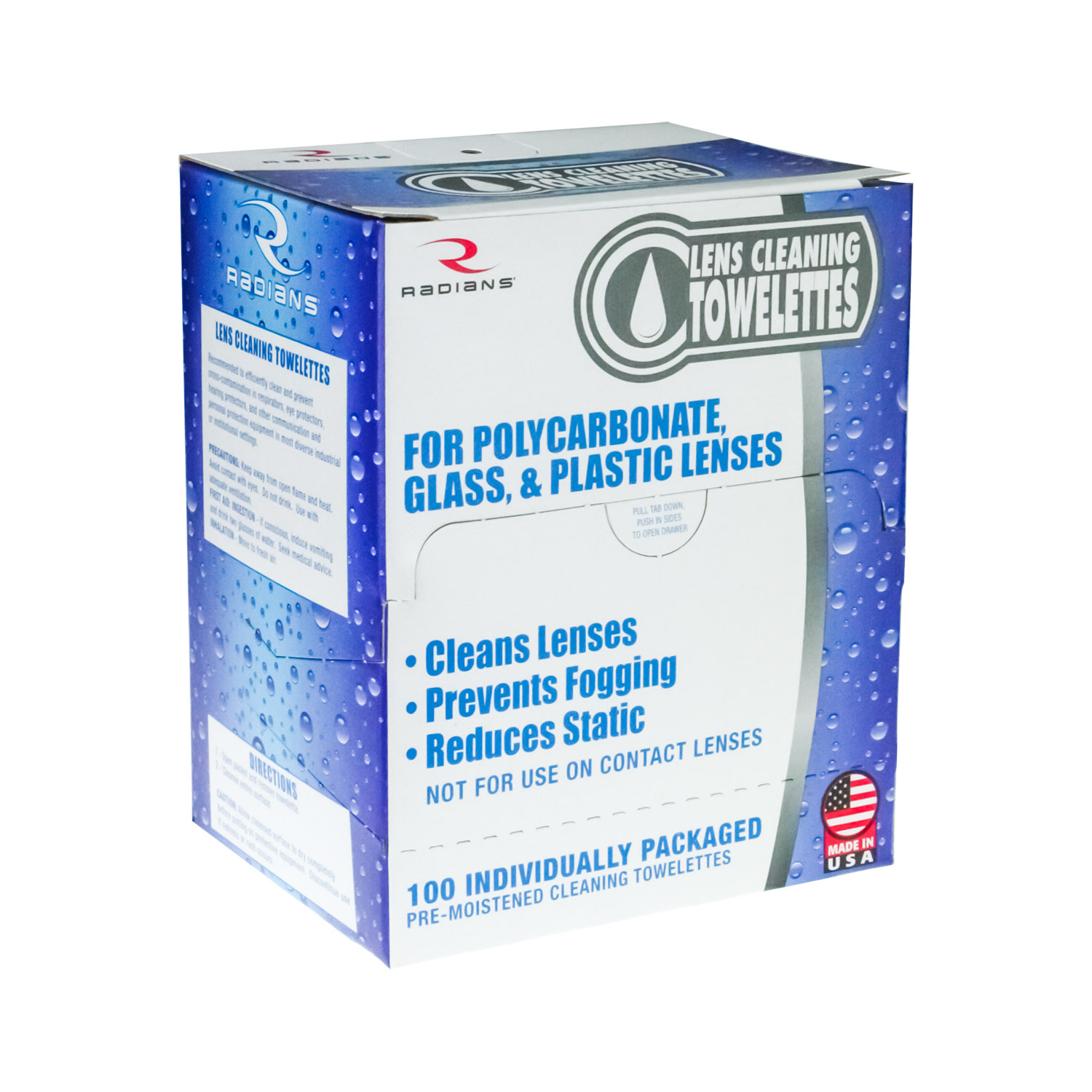 Lens Cleaning Towelettes - Safety Eyewear
